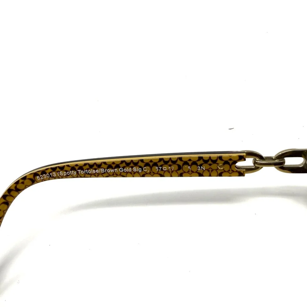 Coach Sunglasses FRAME ONLY HC 8104 L081 Ashley Spotty Tortoise 57-17-135mm